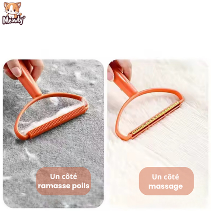 Râpe poils 2 en 1 pour tissus  | Speedy®